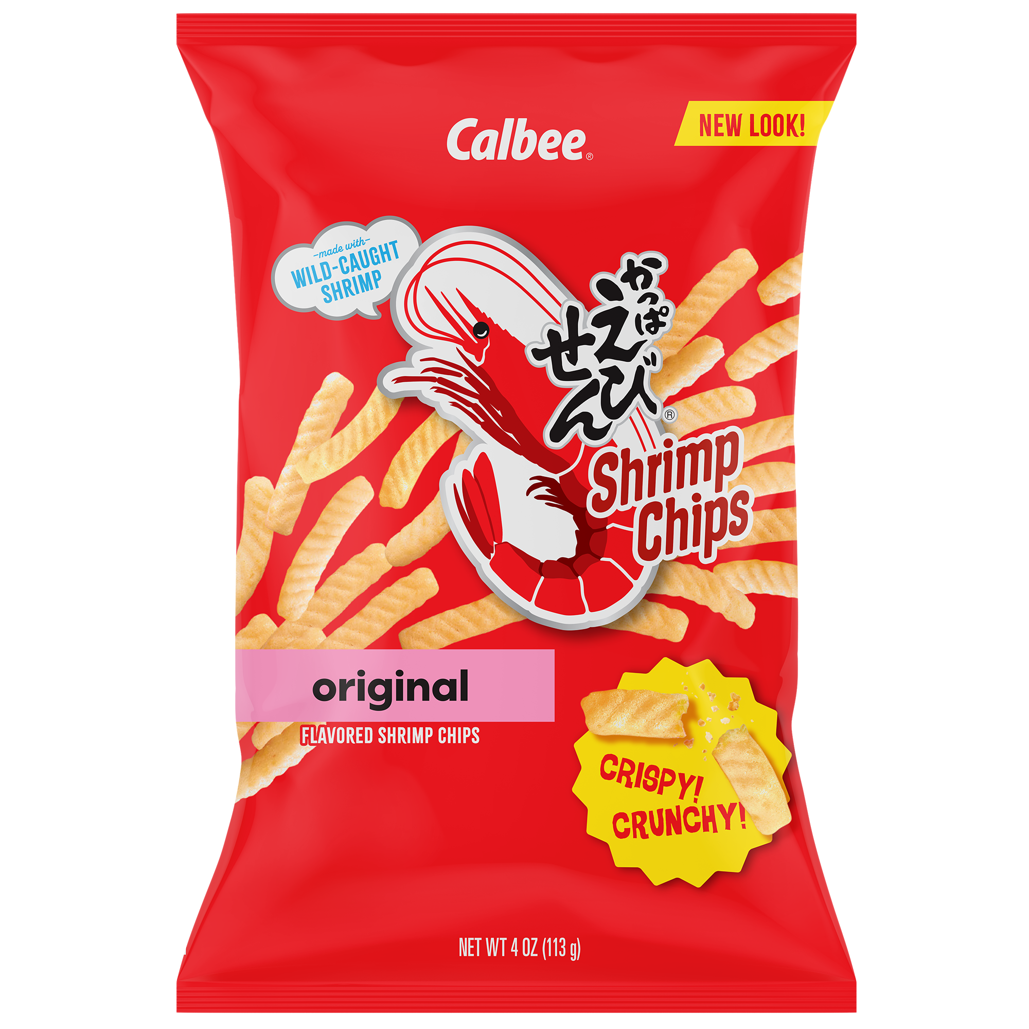 Calbee New Shrimp Chips Packaging Original